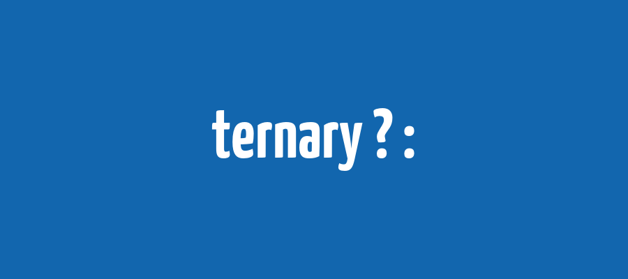 Ternary operator in PHP