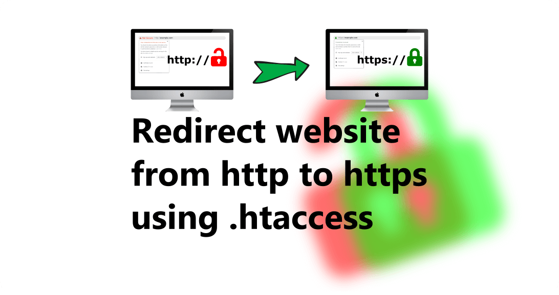 Redirect website from http to https using htaccess